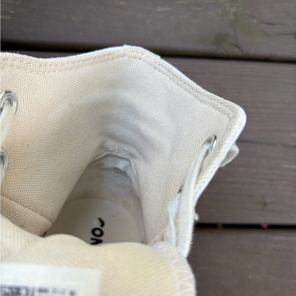 Converse White High-Top Sneakers - Picture 8 of 10